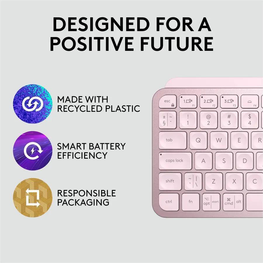 Logitech MX Keys Mini Wireless Illuminated Bluetooth Keyboard